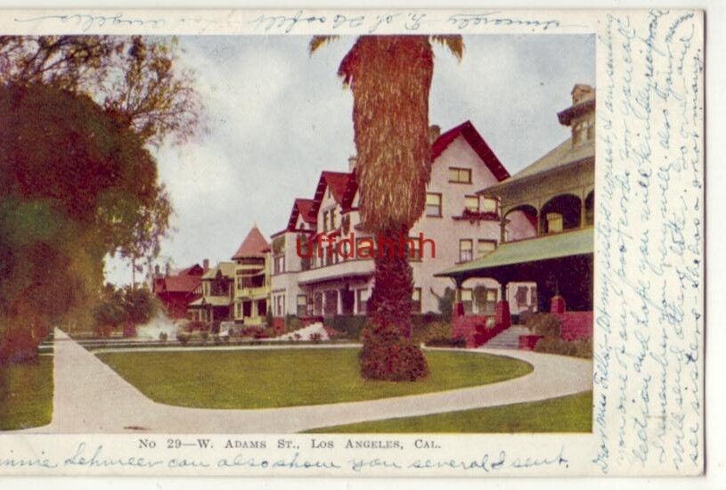 pre-1907 No. 29 - W. ADAMS ST., LOS ANGELES, CA 1907