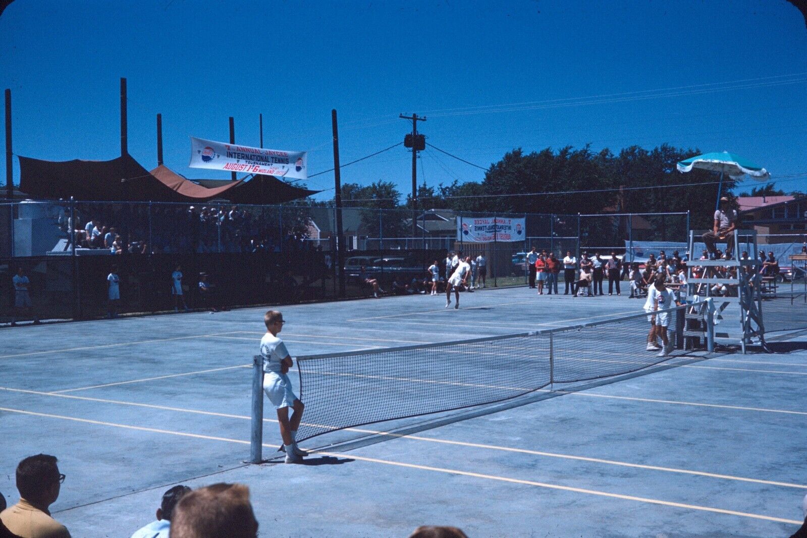 1960 Jaycee International Tennis Tournament Midland Texas August #2 35mm Slide