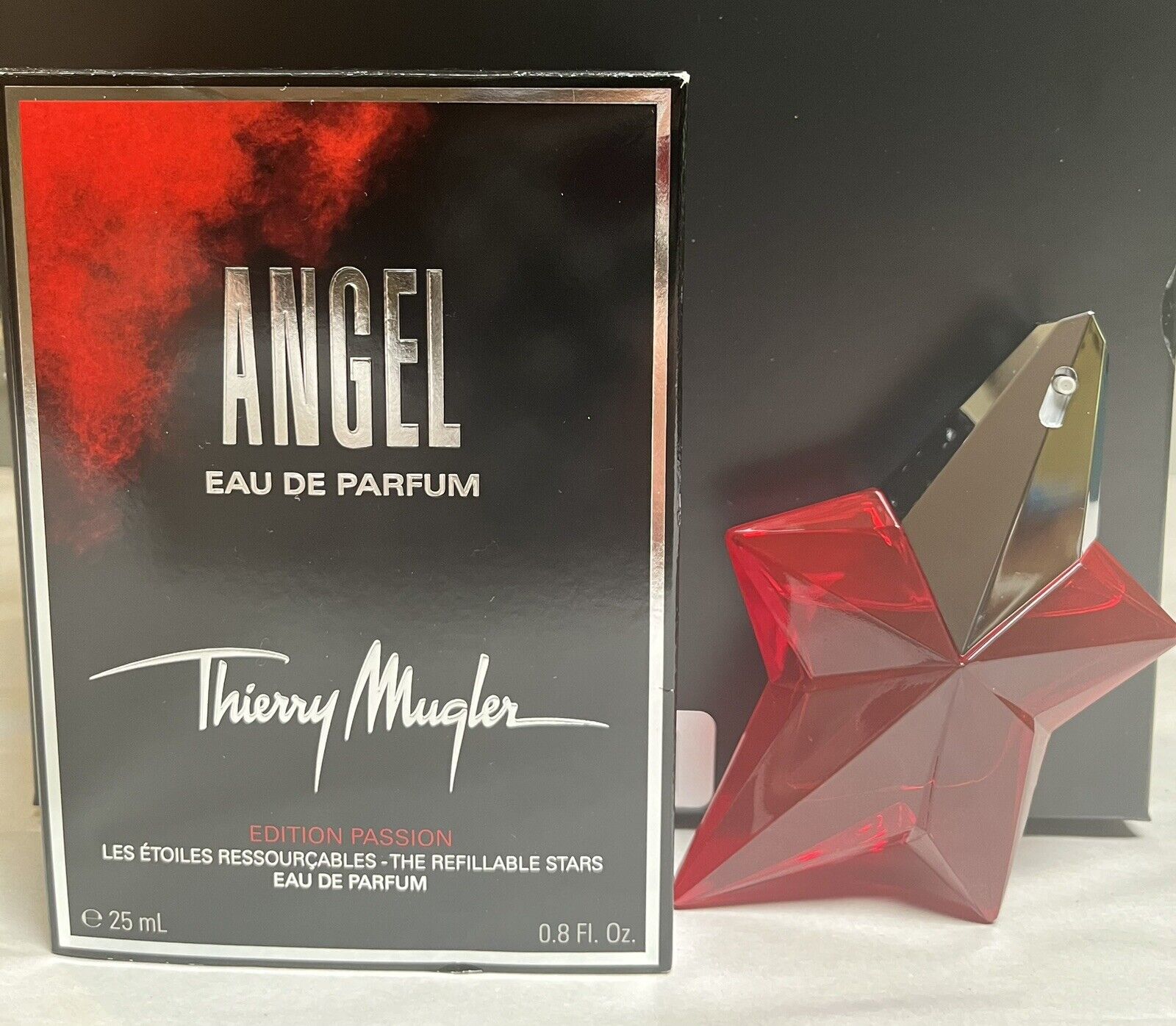 Rare Thierry Mugler Angel Edition Passion, 0.8 fl oz Collectable In Box 85% Full