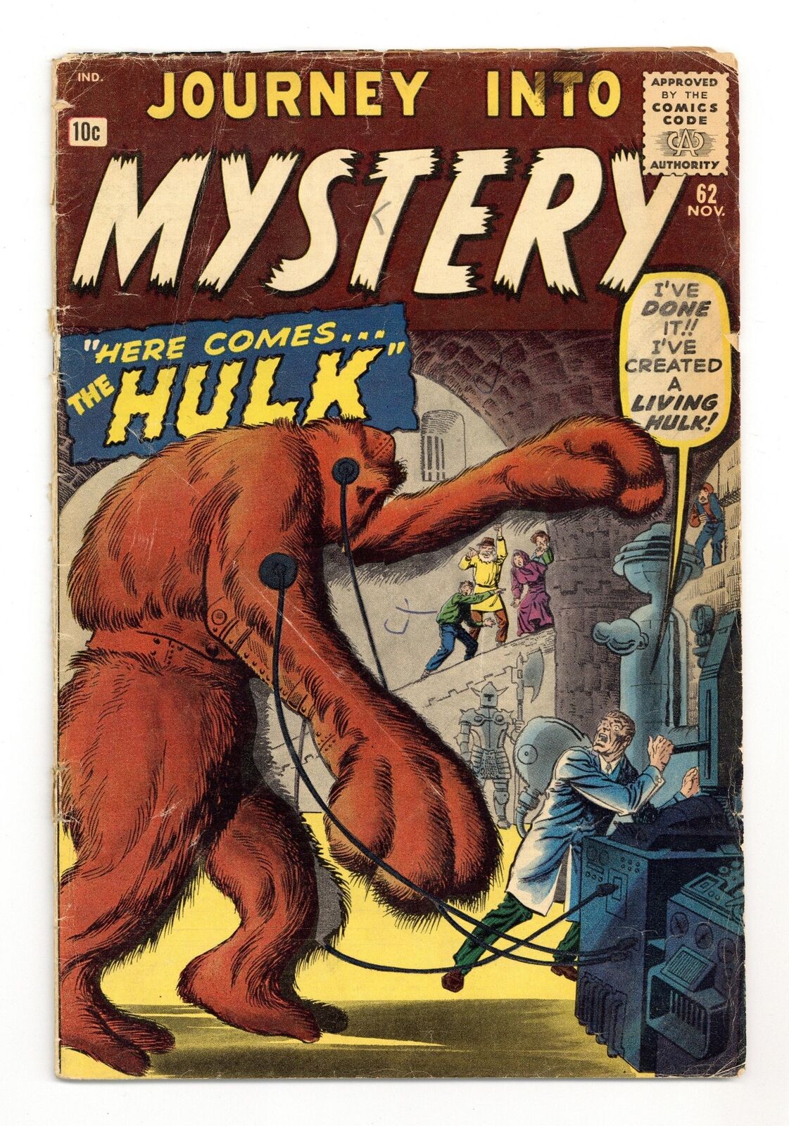 Journey into Mystery #62 GD/VG 3.0 1960