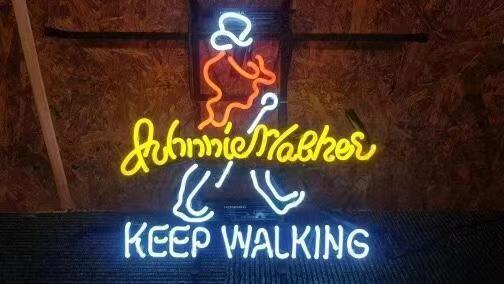 CoCo Johnnie Walker Keep Walking Neon Sign 16