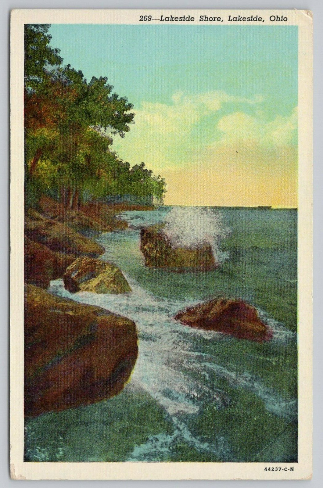 Postcard Lakeside Shore, Ohio, The Chautauqua of the Great Lakes