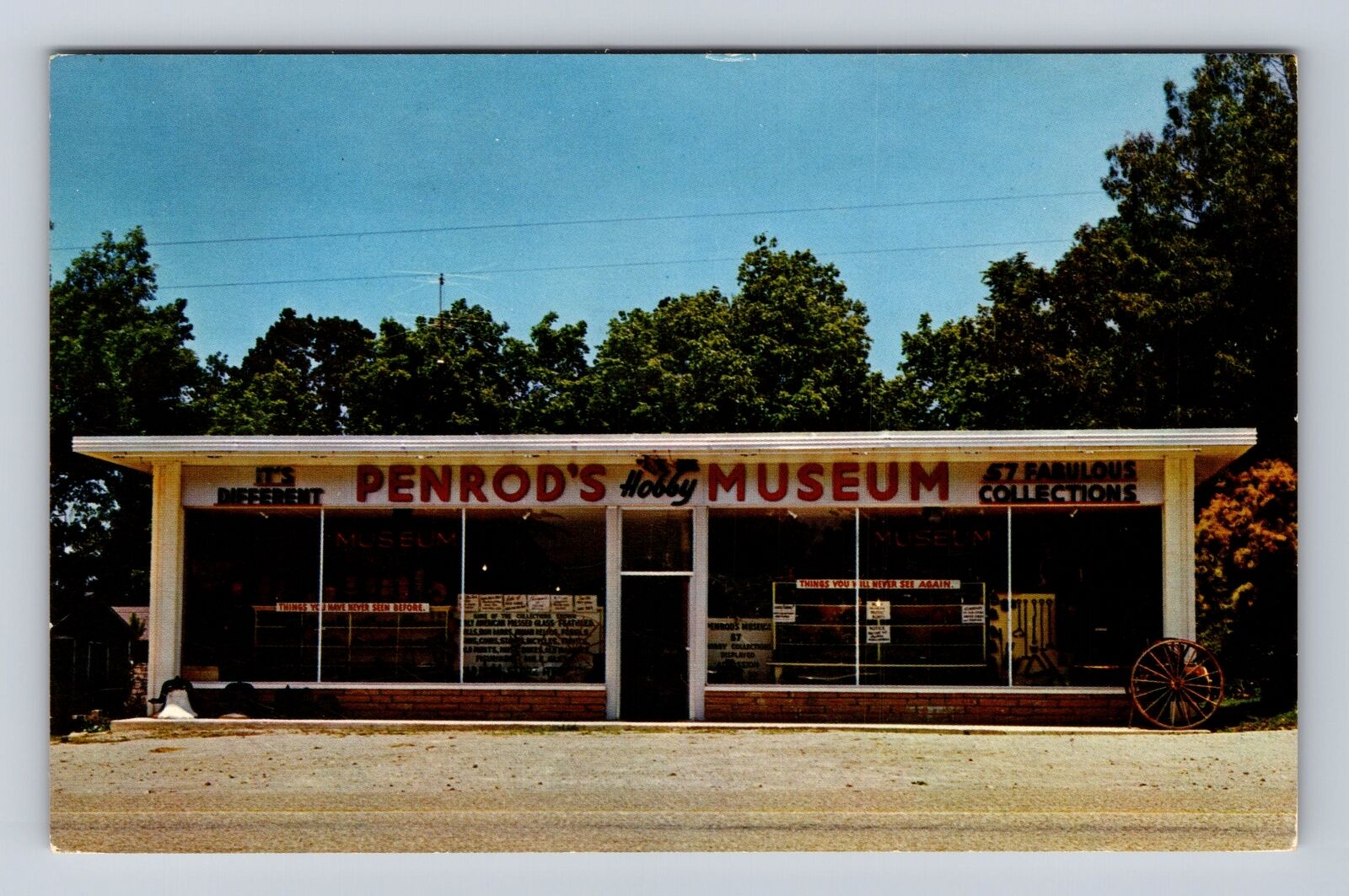 Lakeview AR-Arkansas, Penrod\'s Hobby Museum, Antique, Vintage Souvenir Postcard