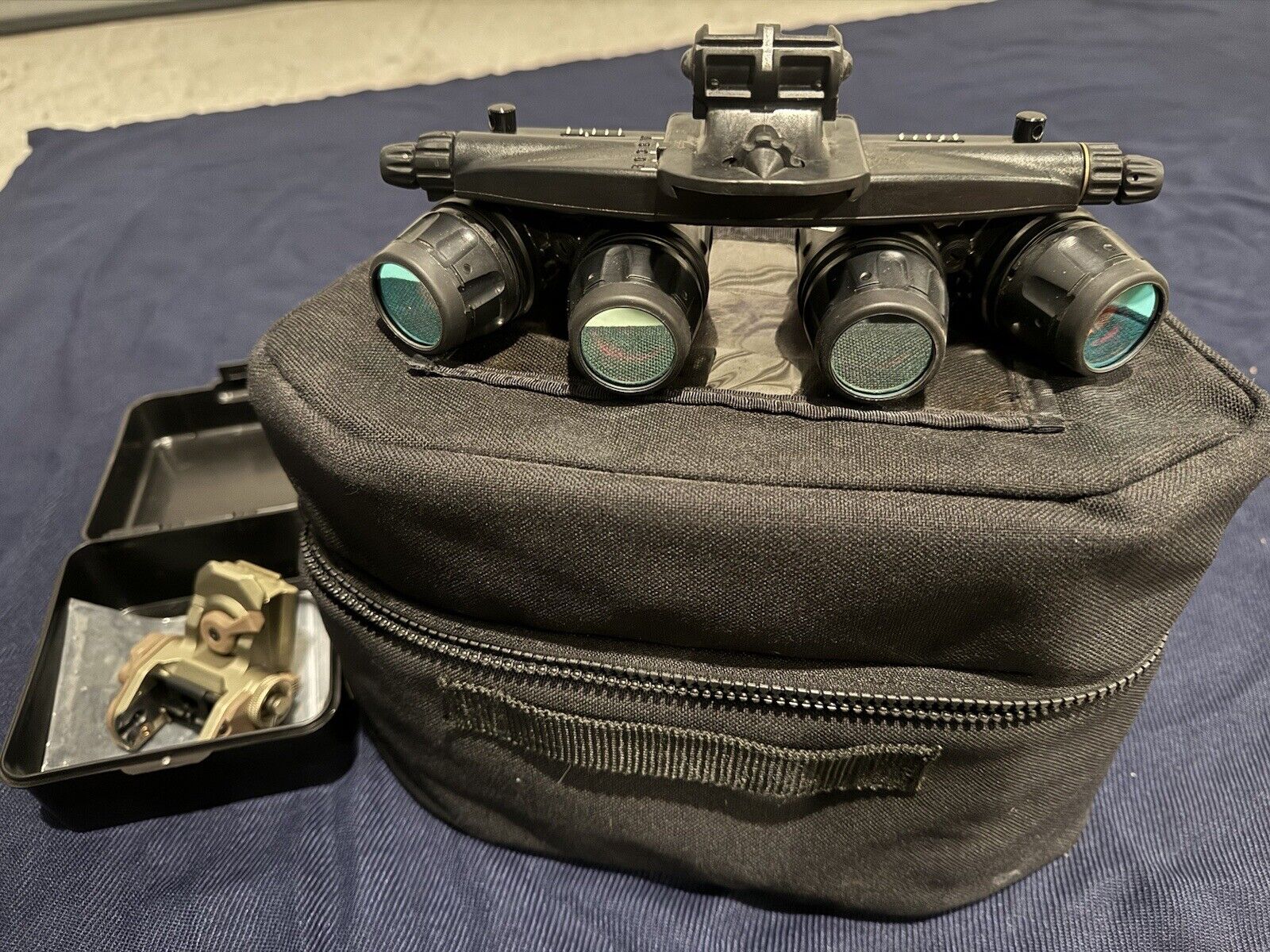 Anvis 10 PNVG Panoramic Night Vision Goggles (rare) with mount