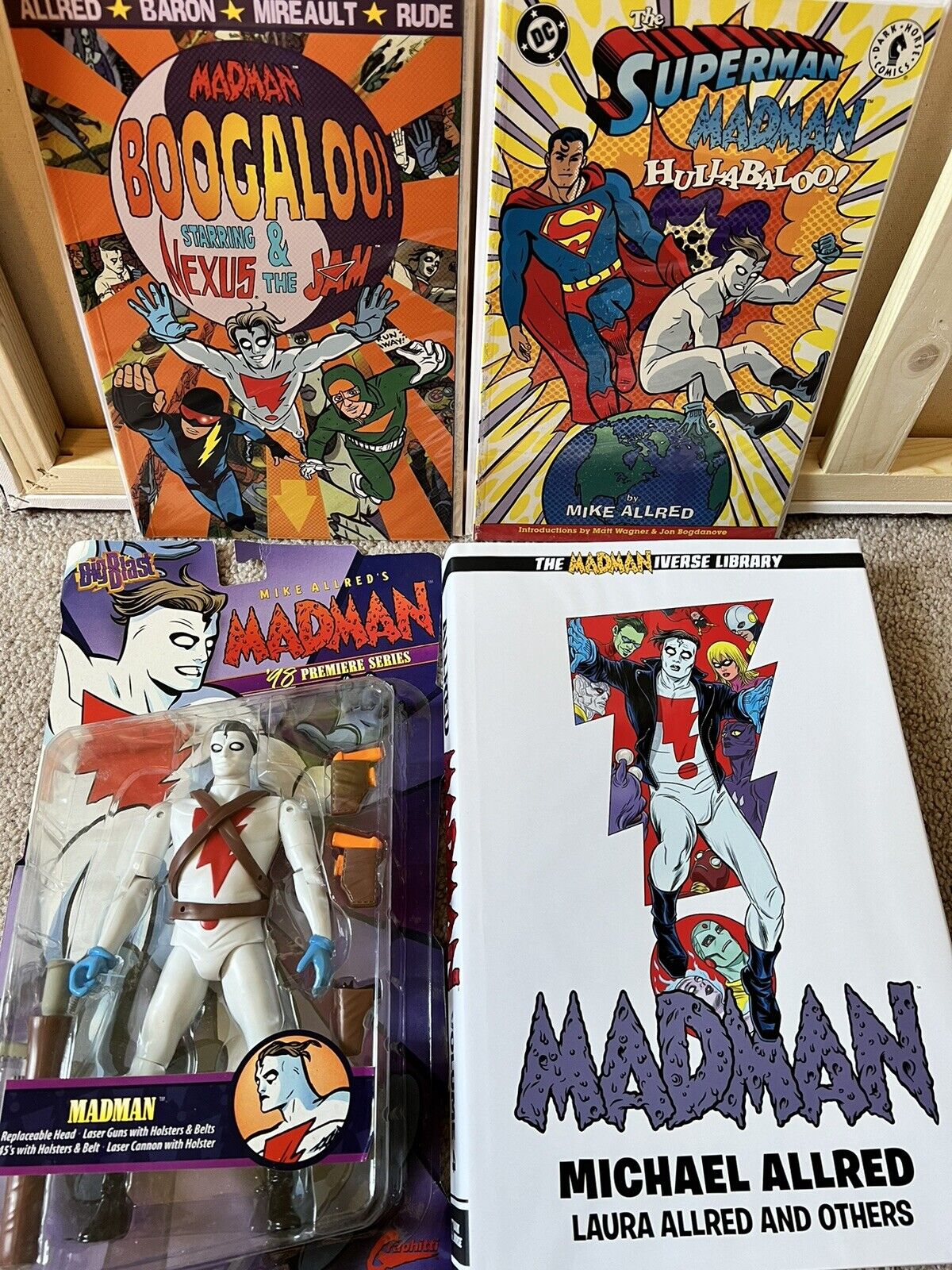 Madman Allred Library 4 Action Figure Graphic Novels Set 🔥🔥