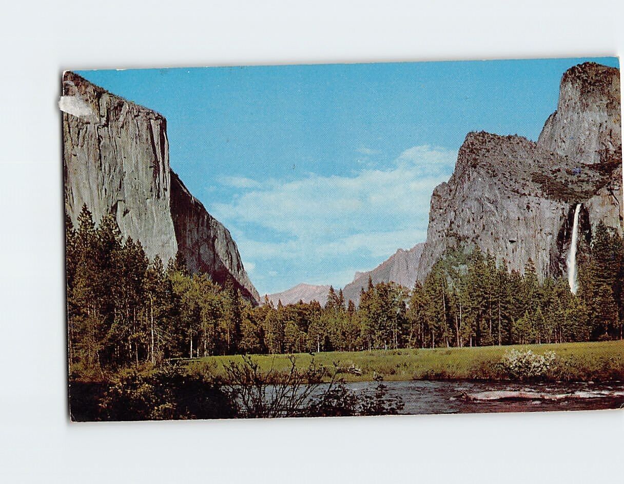 Postcard Gates of the Valley Yosemite National Park California USA