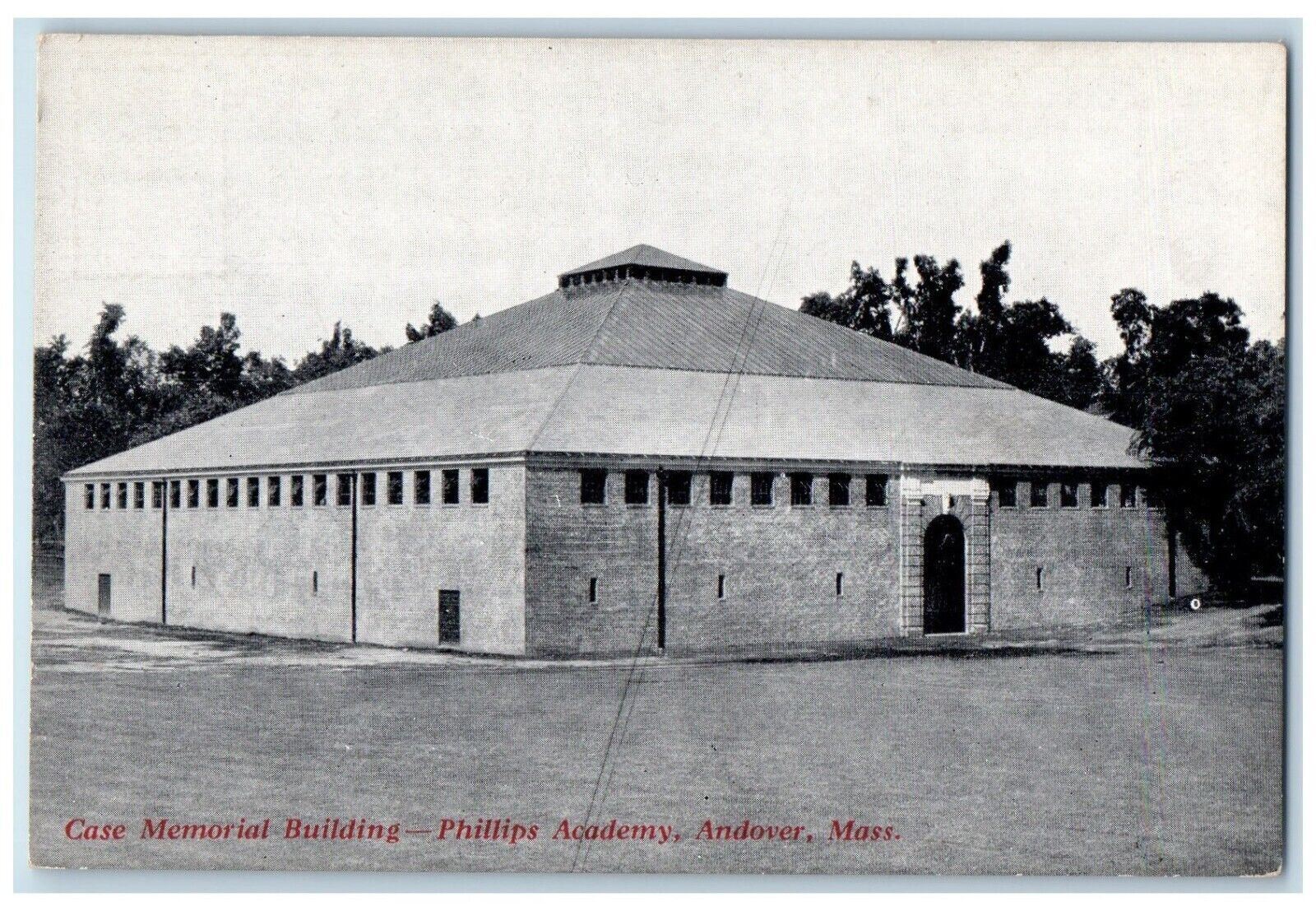 Case Memorial Building Phillips Academy Andover Massachusetts MA Postcard