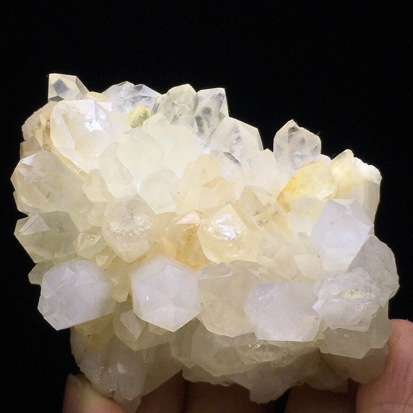 194g Museum Quality Transparent White Quartz Crystal Cluster Mineral Specimen