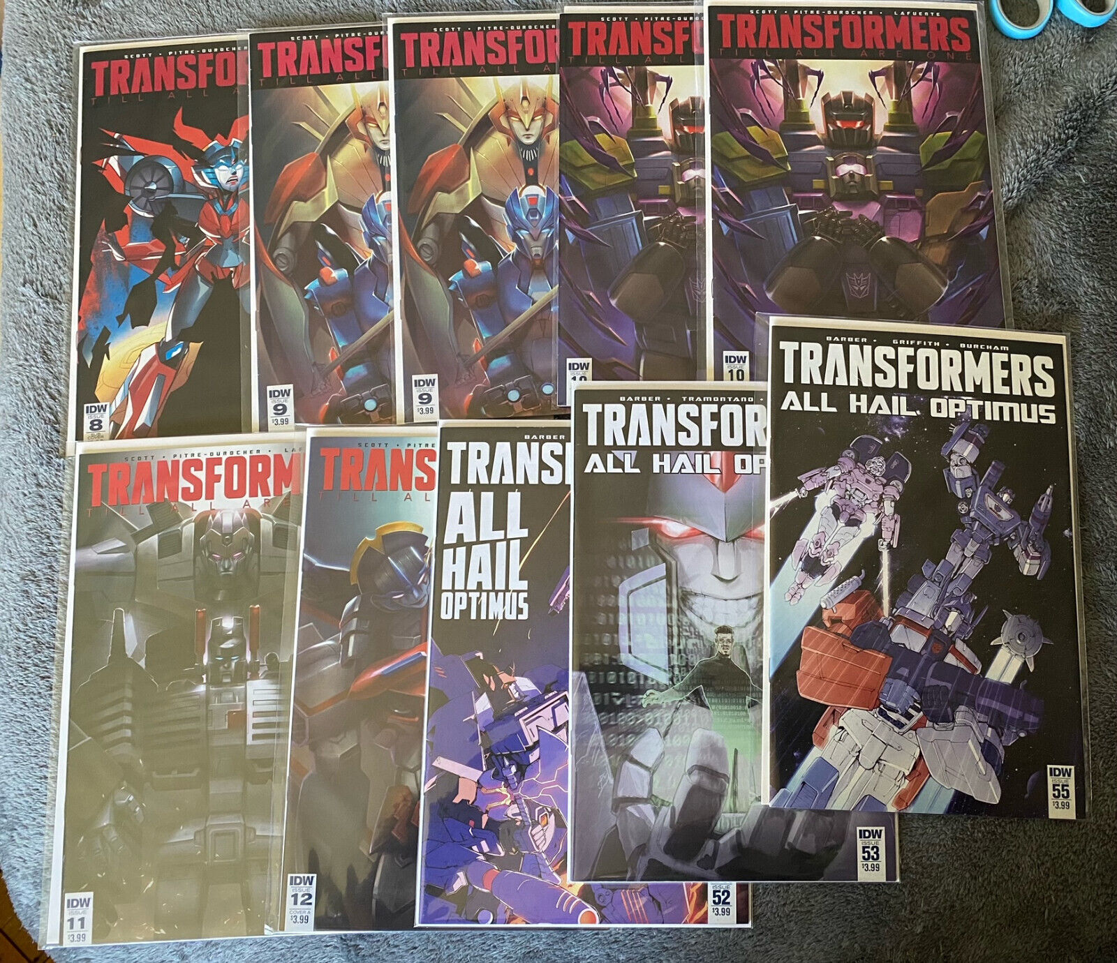 IDW Comics - The Transformers - Lot of 10 Comics - Lot G
