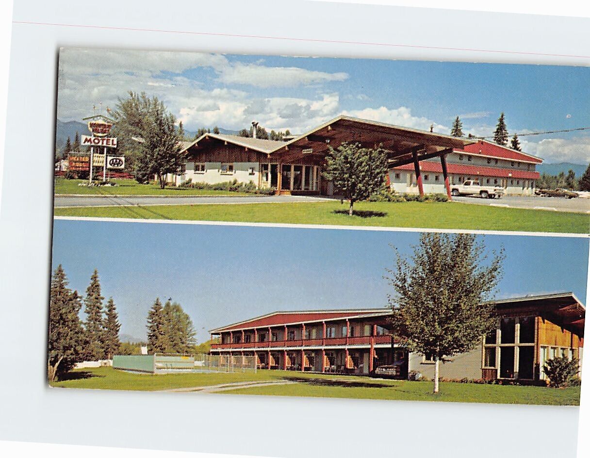 Postcard Mountain Holiday Motel Whitefish Montana USA