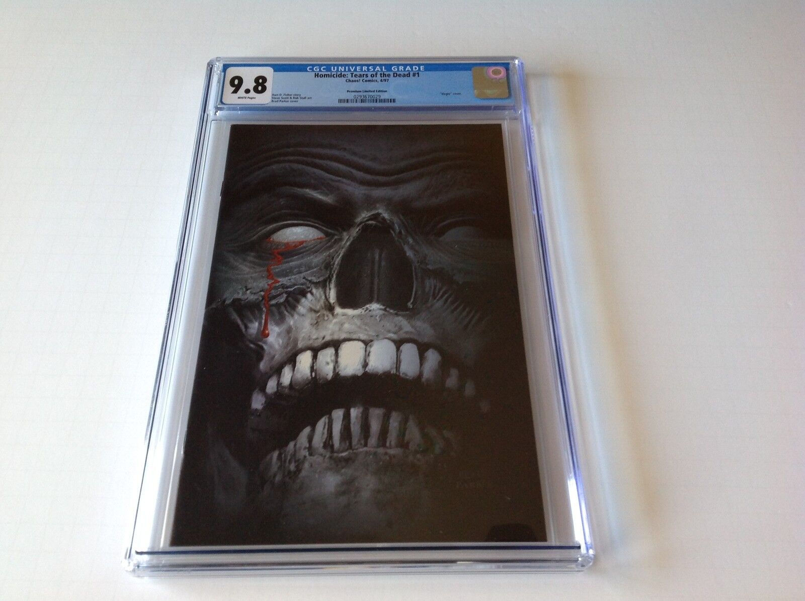 HOMICIDE TEARS OF THE DEAD 1 CGC 9.8 PREMIUM LIMITED VIRGIN COVER HIGHEST COMIC