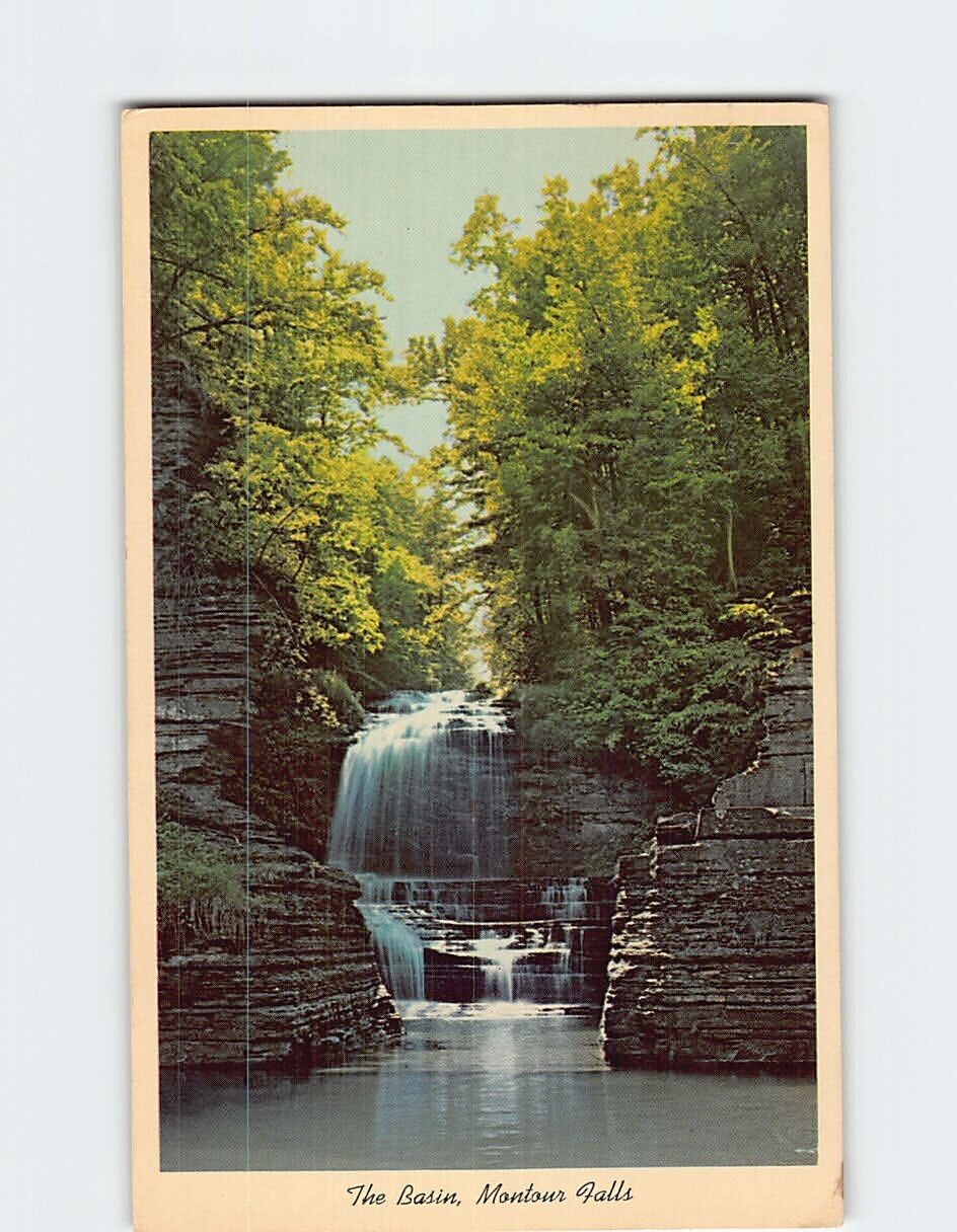 Postcard The Basin Montour Falls New York USA