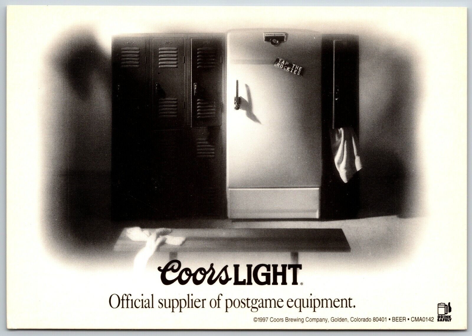 Coors Light, Beer - 1997 Advertising Postcard