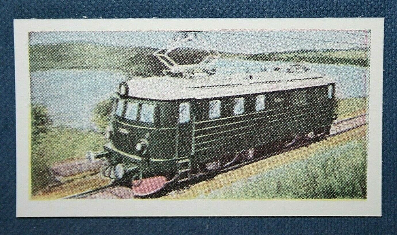 Norwegian Railways   Electric Locomotive   Vintage 1950\'s Card  BD01