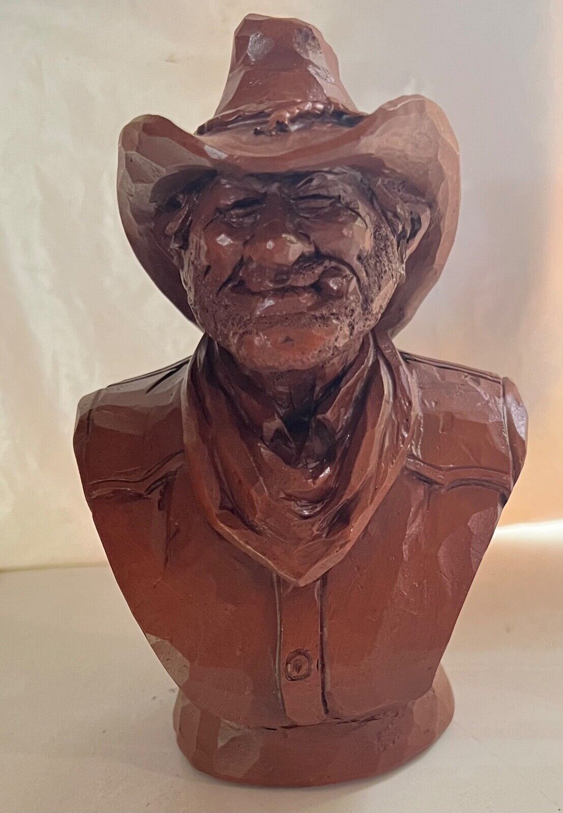 Vintage Red Mill Wetherbee Cowboy Bust Figurine