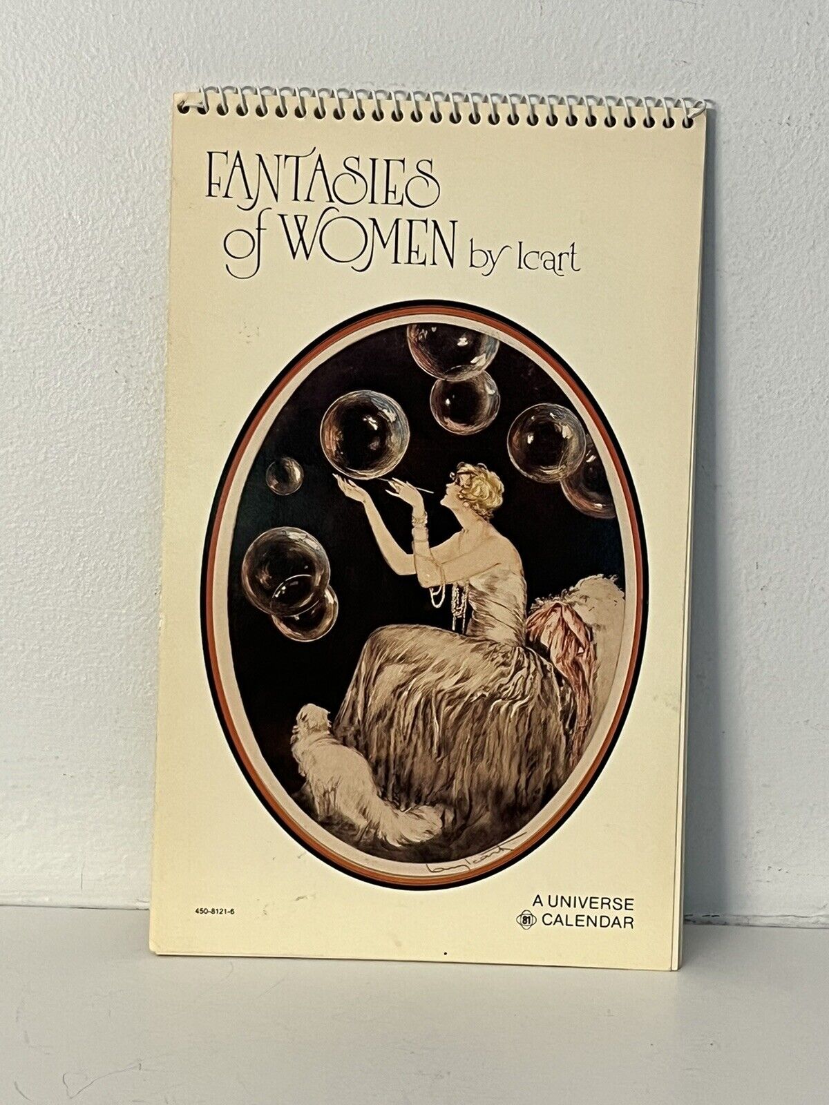 Vintage 1977 “Fantasies Of Women” By Louis Icart Calendar Universal Books