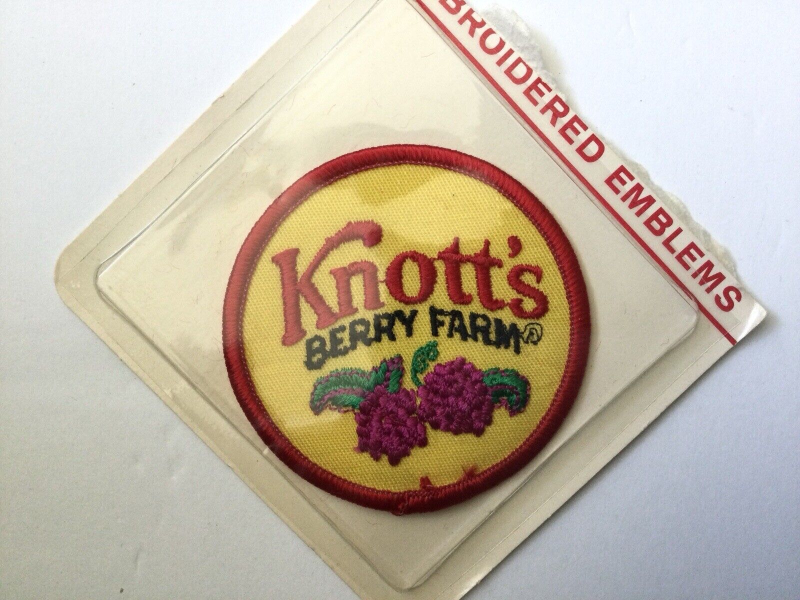 Vintage Knott\'s Berry Farm Ca Amusement Park Souvenir Patch 3\