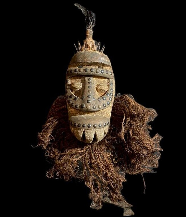 African Dan Mask African Tribal Art Home Décor Liberia DAN tribal mask-8759