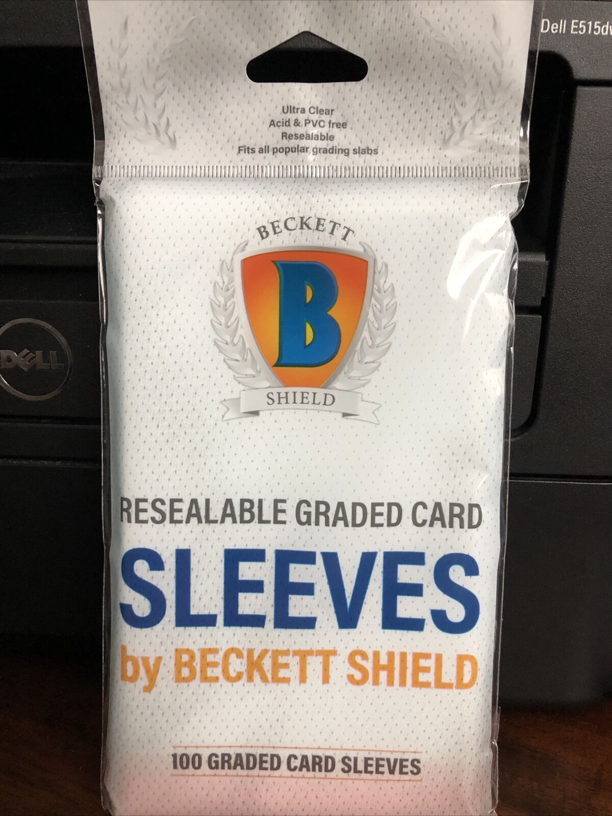 Beckett Shield Resealable Graded Card Sleeves 1 Pack of 100 Sleeves