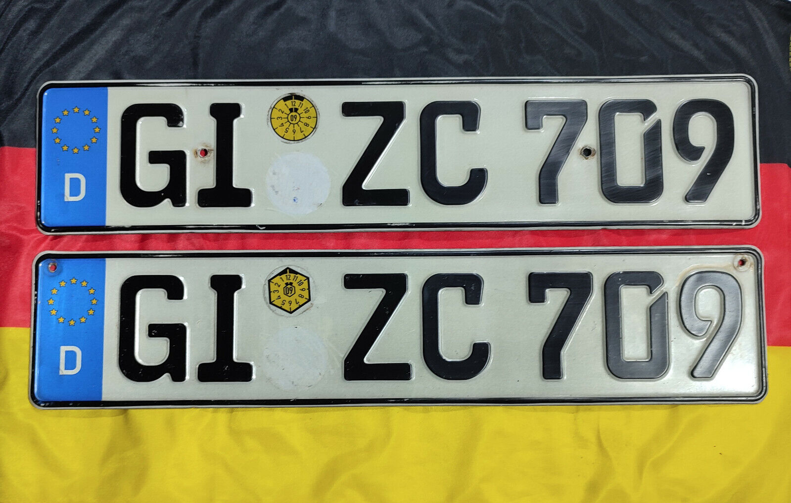 Germany German License Plates - Gießen – Hessen