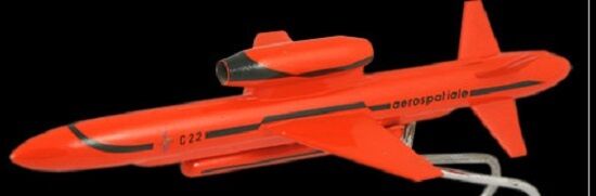 Aerospatiale C-22 Target Drone Unmanned UAV Aircraft Desktop Wood Model Small