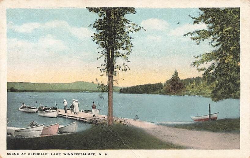 Postcard Glendale Lake Winnipesaukee New Hampshire NH1