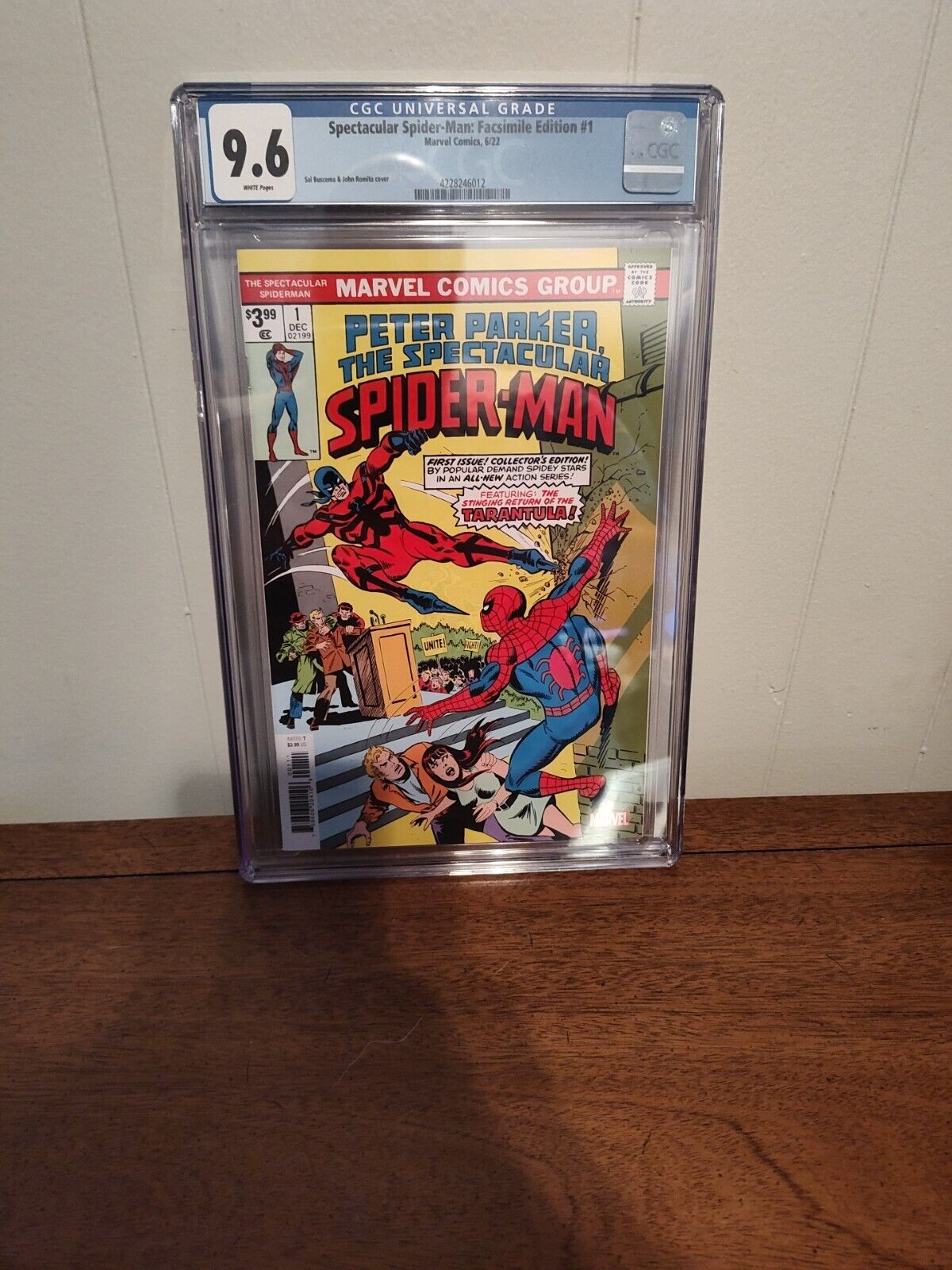 2022 Spectacular Spider Man Facsimile Edition #1 Cgc Comics 9.6