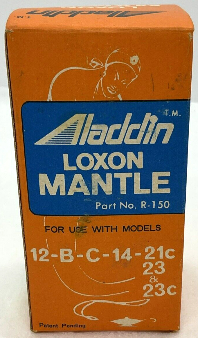 Vintage 1974 NOS Aladdin Loxon Mantle Part No. R-150 Models 12-B-C-14-21C 23 23C