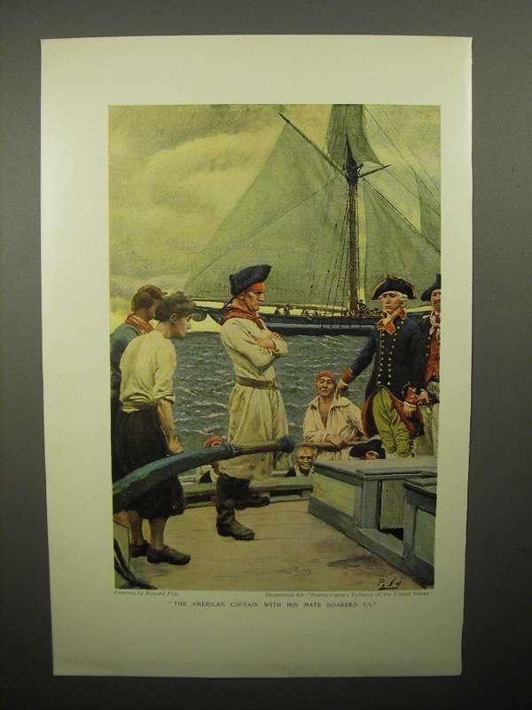 1908 Illustration by Howard Pyle - Sailors