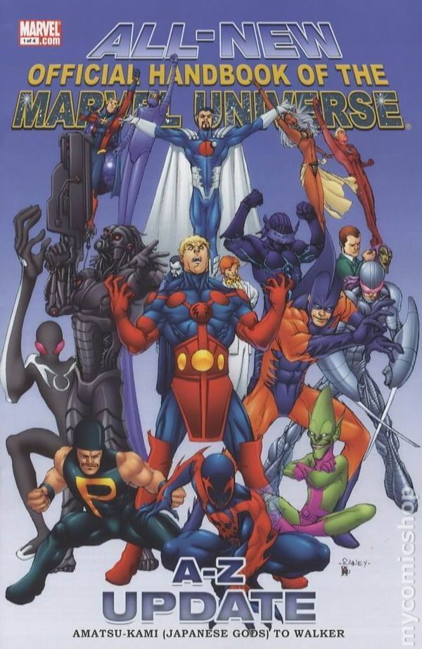 All New Official Handbook Marvel Universe Update #1 FN 2007 Stock Image