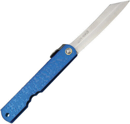 Higonokami Knife New Mizushibuki Splash Folder Blue UK028 (BLUE)