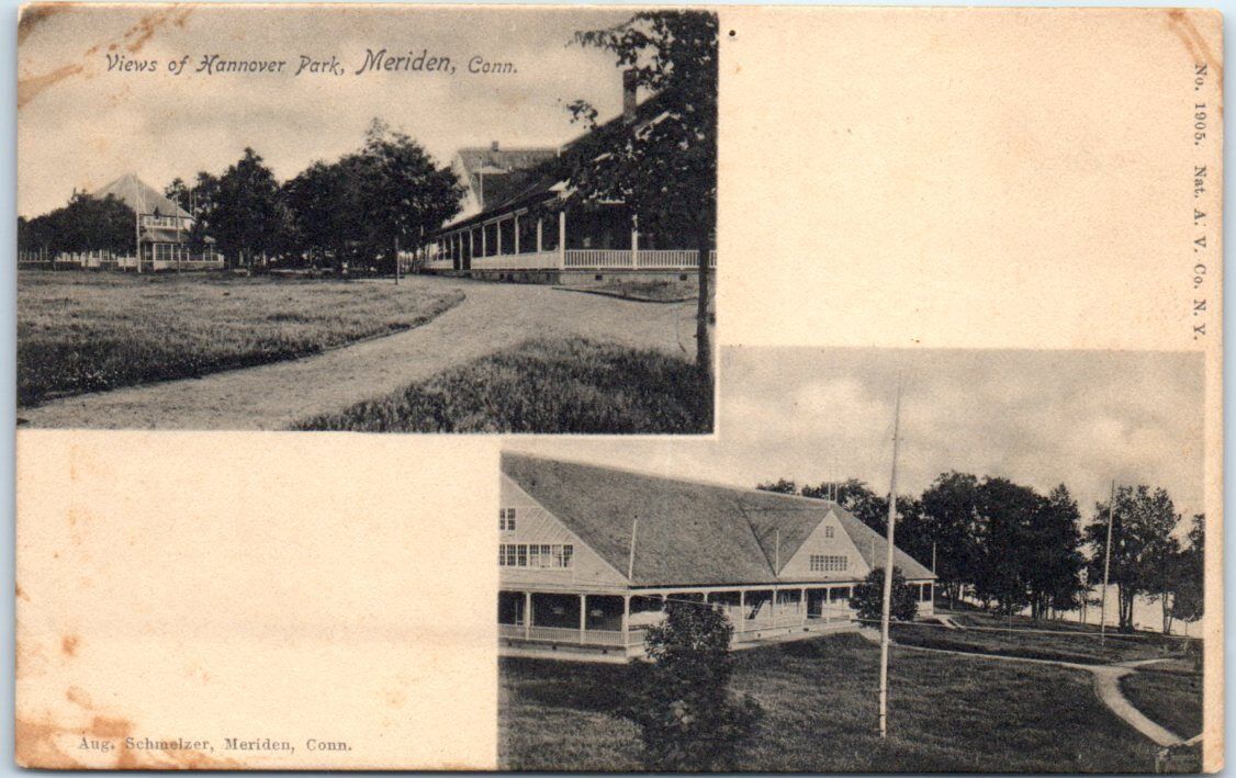 Postcard - Views of Hannover Park, Meriden, Connecticut, USA