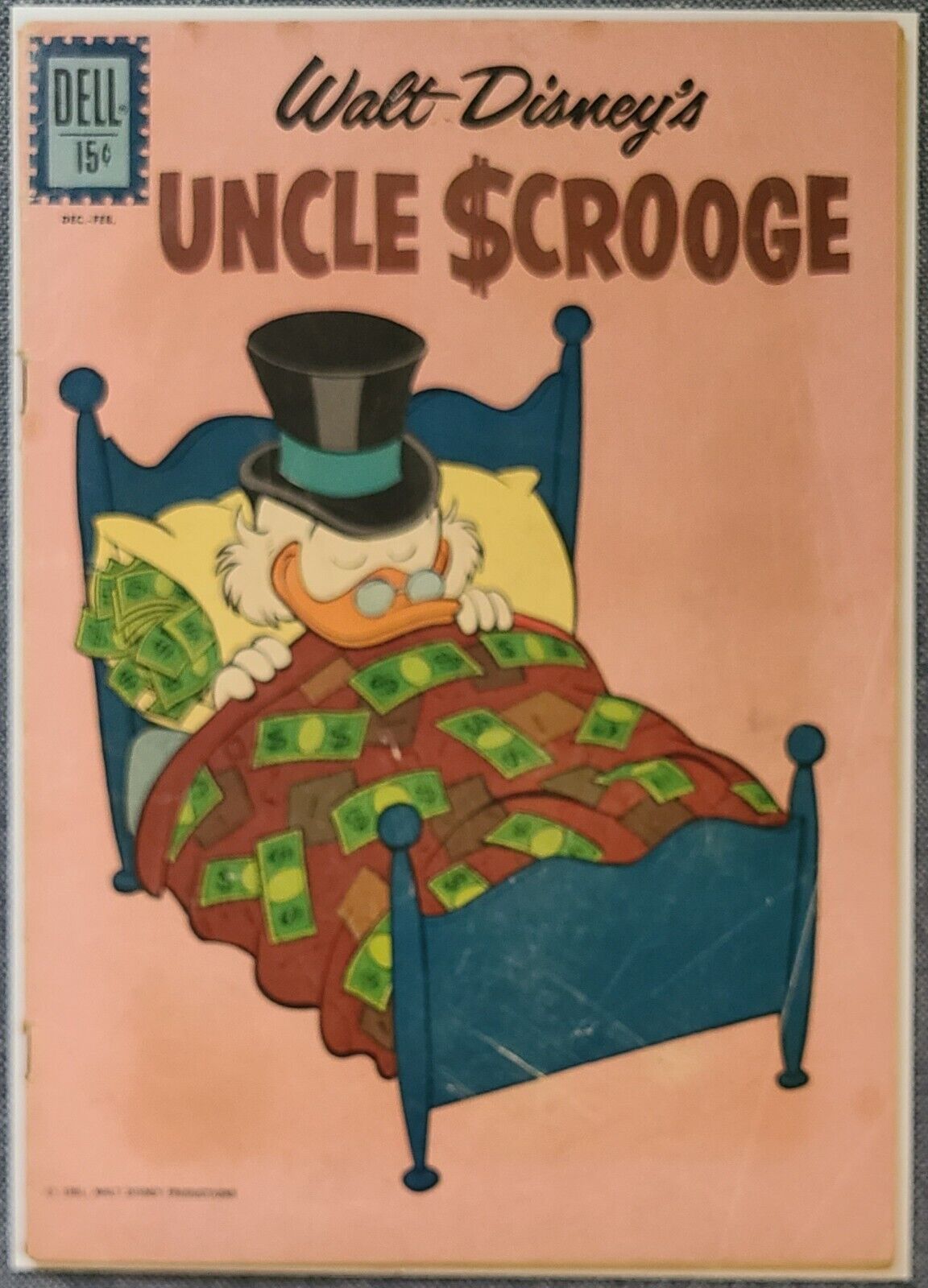 Walt Disney's Uncle Scrooge No. 36 (December 1960)  Reader - Missing Centerfold