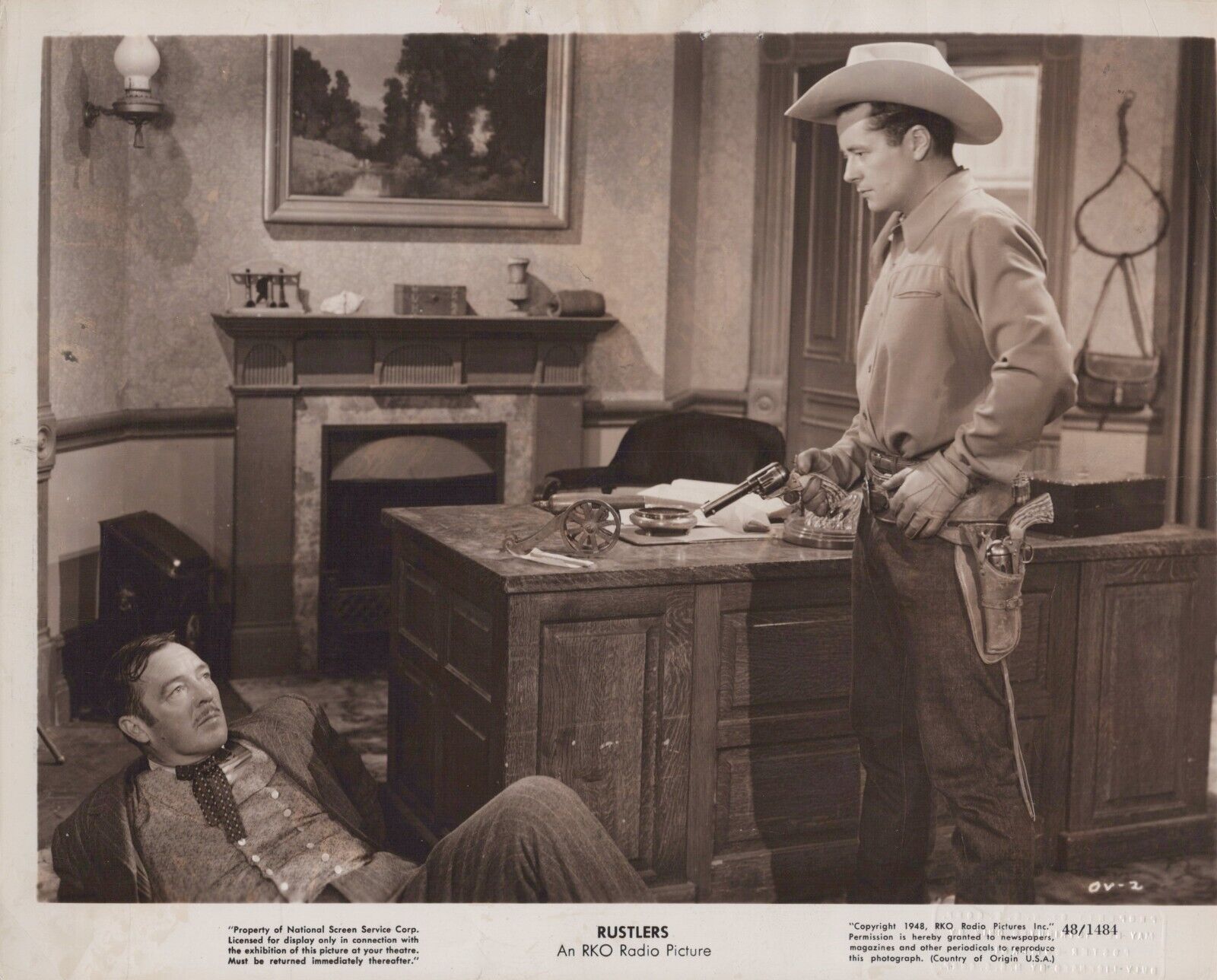 Tim Holt in Rustlers (1948) ❤ Vintage Movie Scene Hollywood Photo K 440