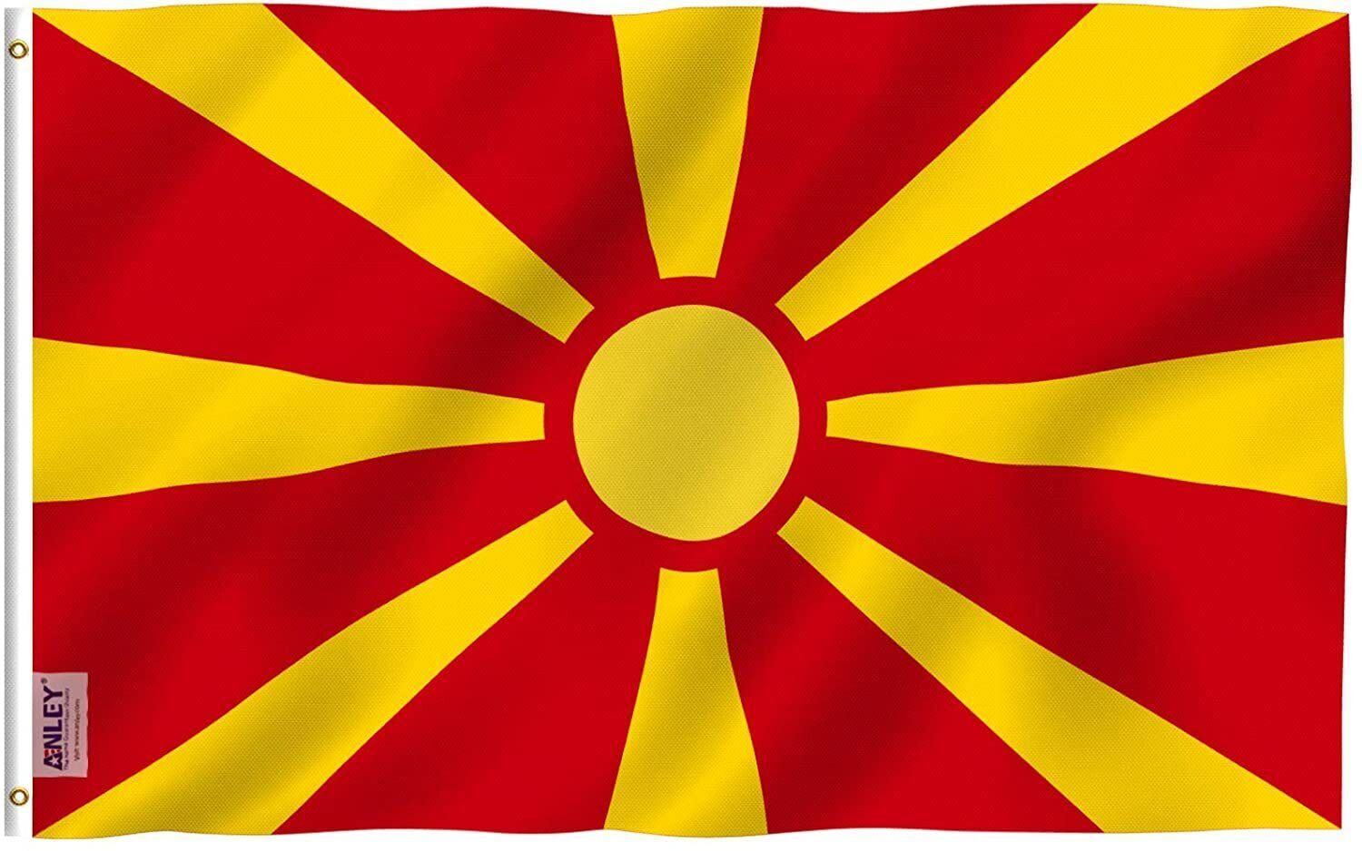 Anley Fly Breeze 3x5 Feet Macedonia Flag - Macedonian Flags Polyester