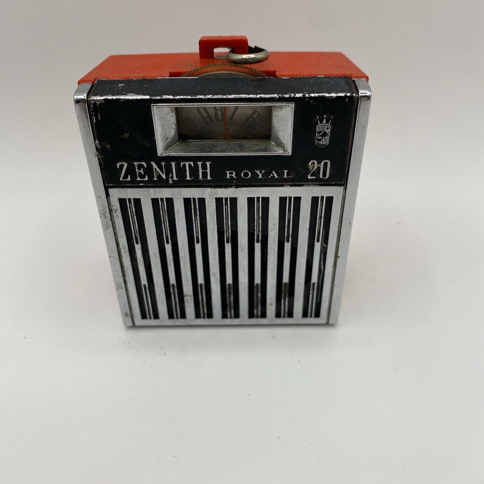 Vintage Zenith Royal 20 Transistor Radio Untested Red FAST SHIPPING