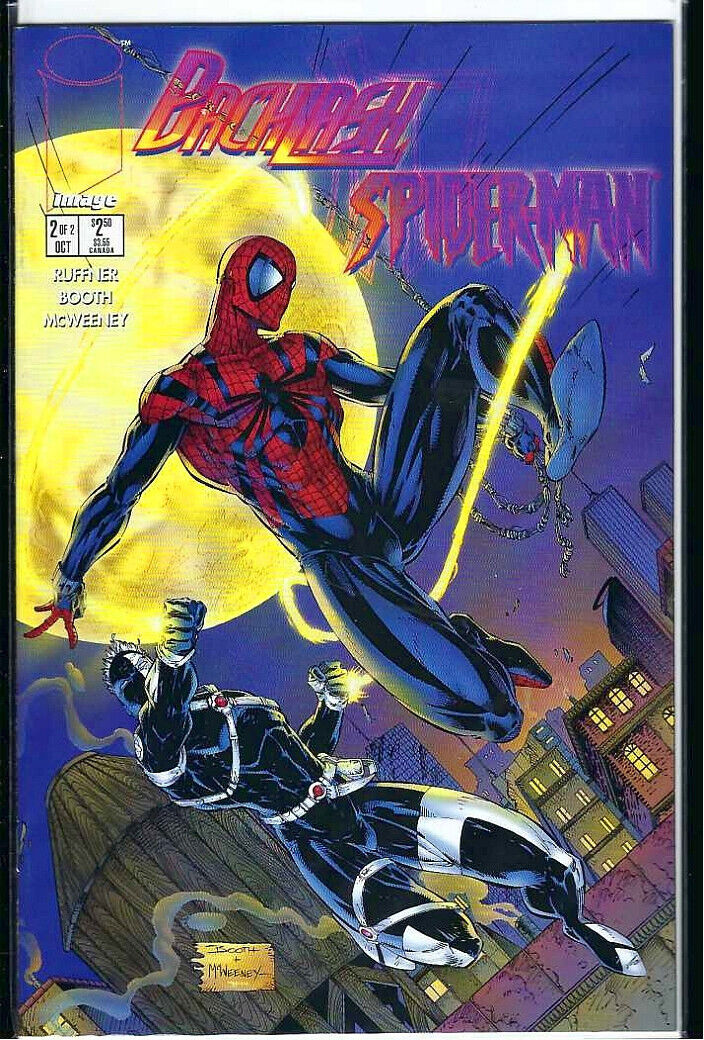 BACKLASH / SPIDER-MAN #2 (Image; 1996): Regular Cover NM-