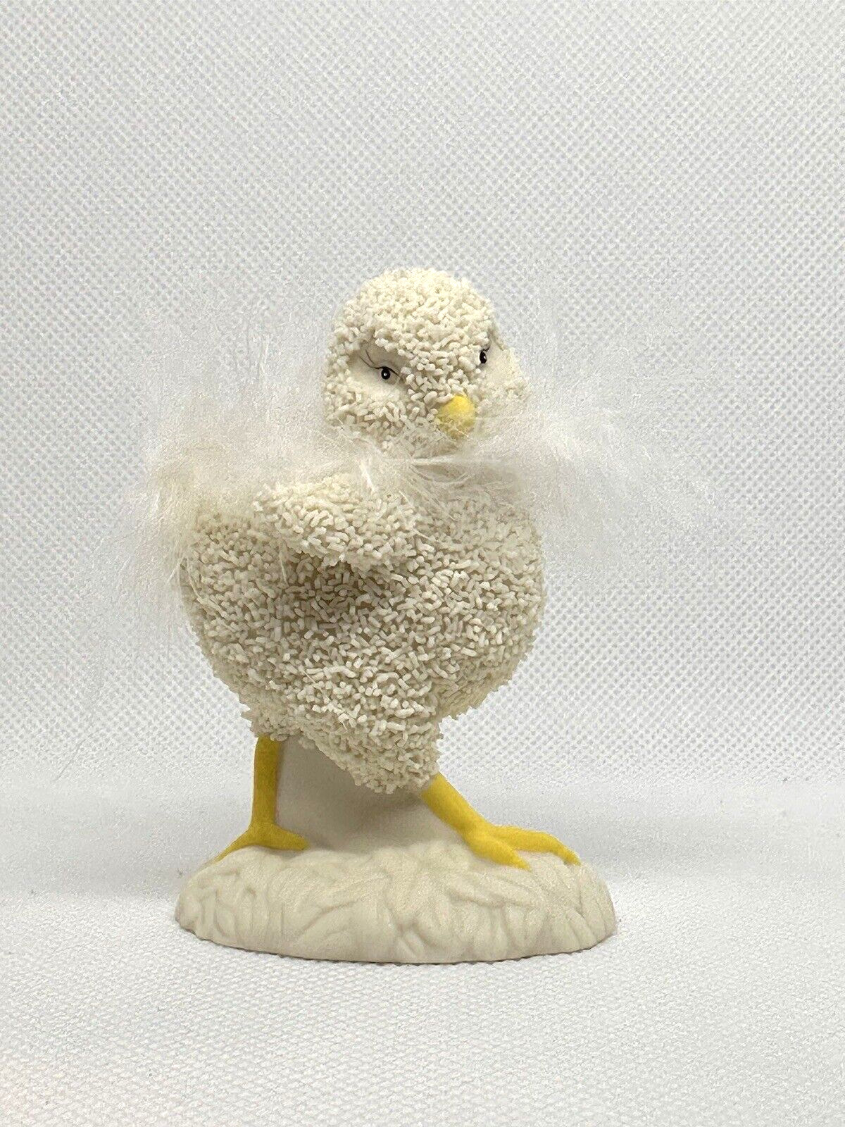 2006 Dept 56 Butterfly Garden Chick Figurine with Feather Boa Accessory