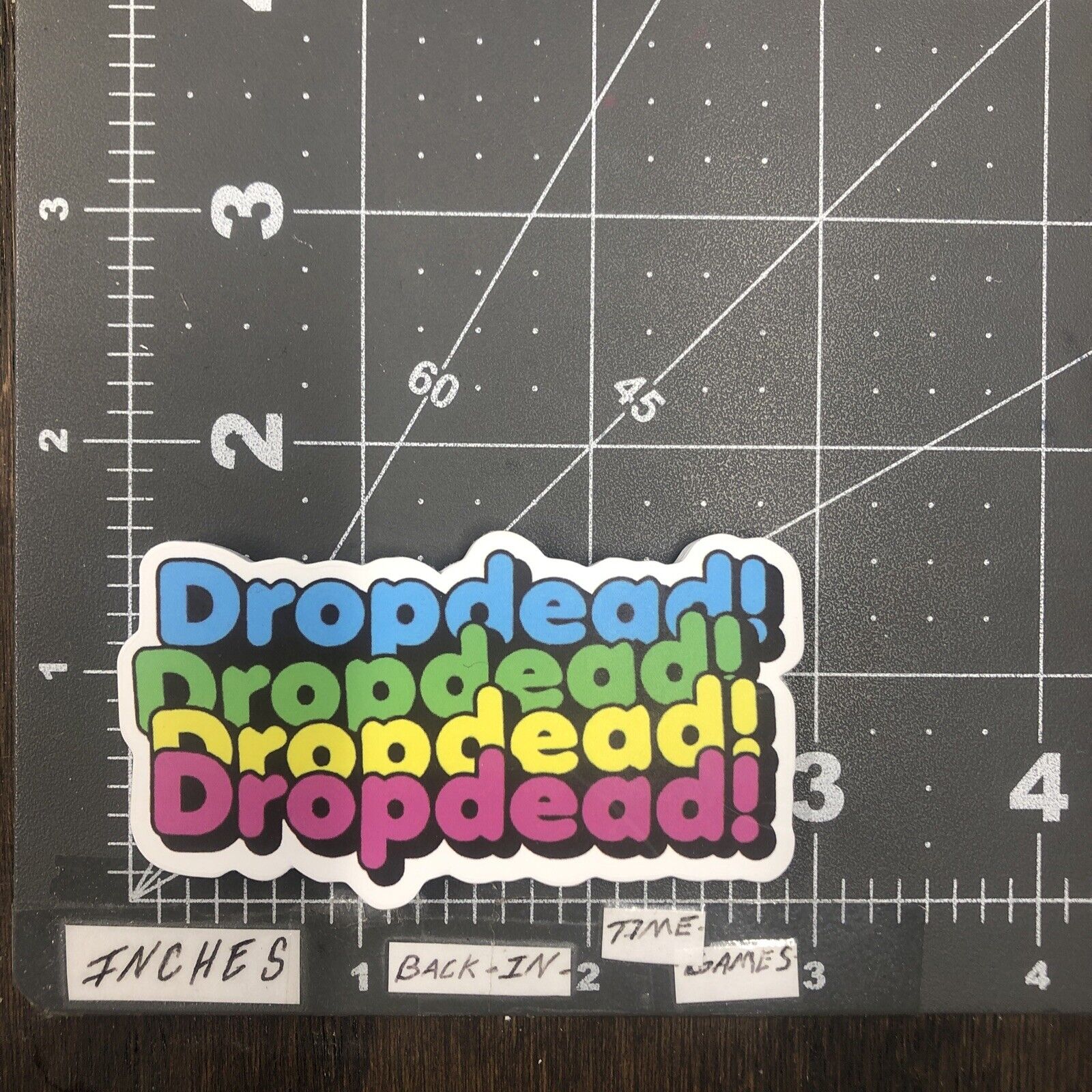 Dropdead Humor Skateboard Laptop Guitar Decal Sticker B13A