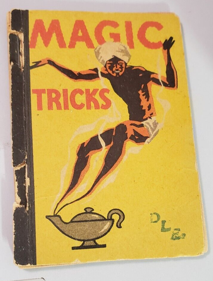 Magic Tricks How to Do Them Genie Book Whitman 1938 Magician Stocking Stuffer