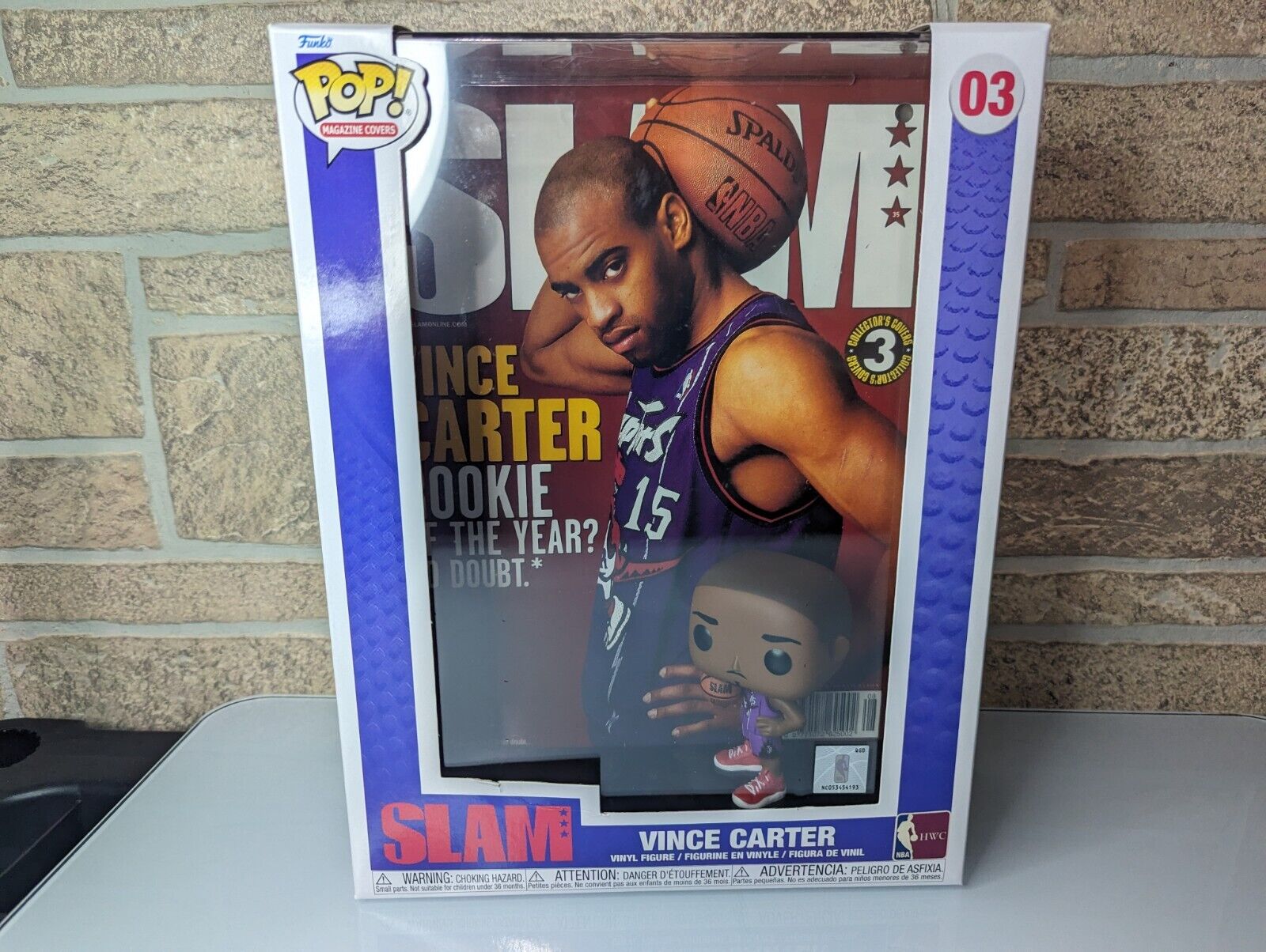 Funko NBA Cover: SLAM - Vince Carter ** Distressed Box 