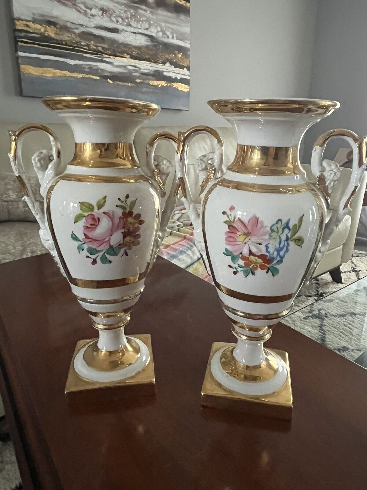 Antique Empire Style Paris Porcelain Vase
