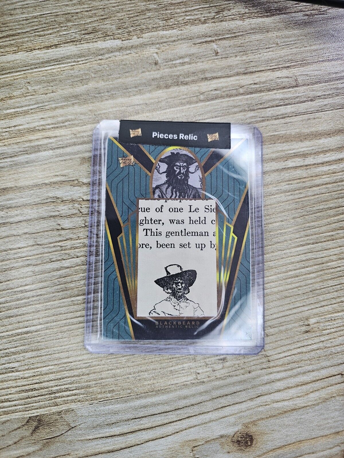 2023 Pieces Of The Past Blackbeard Relic