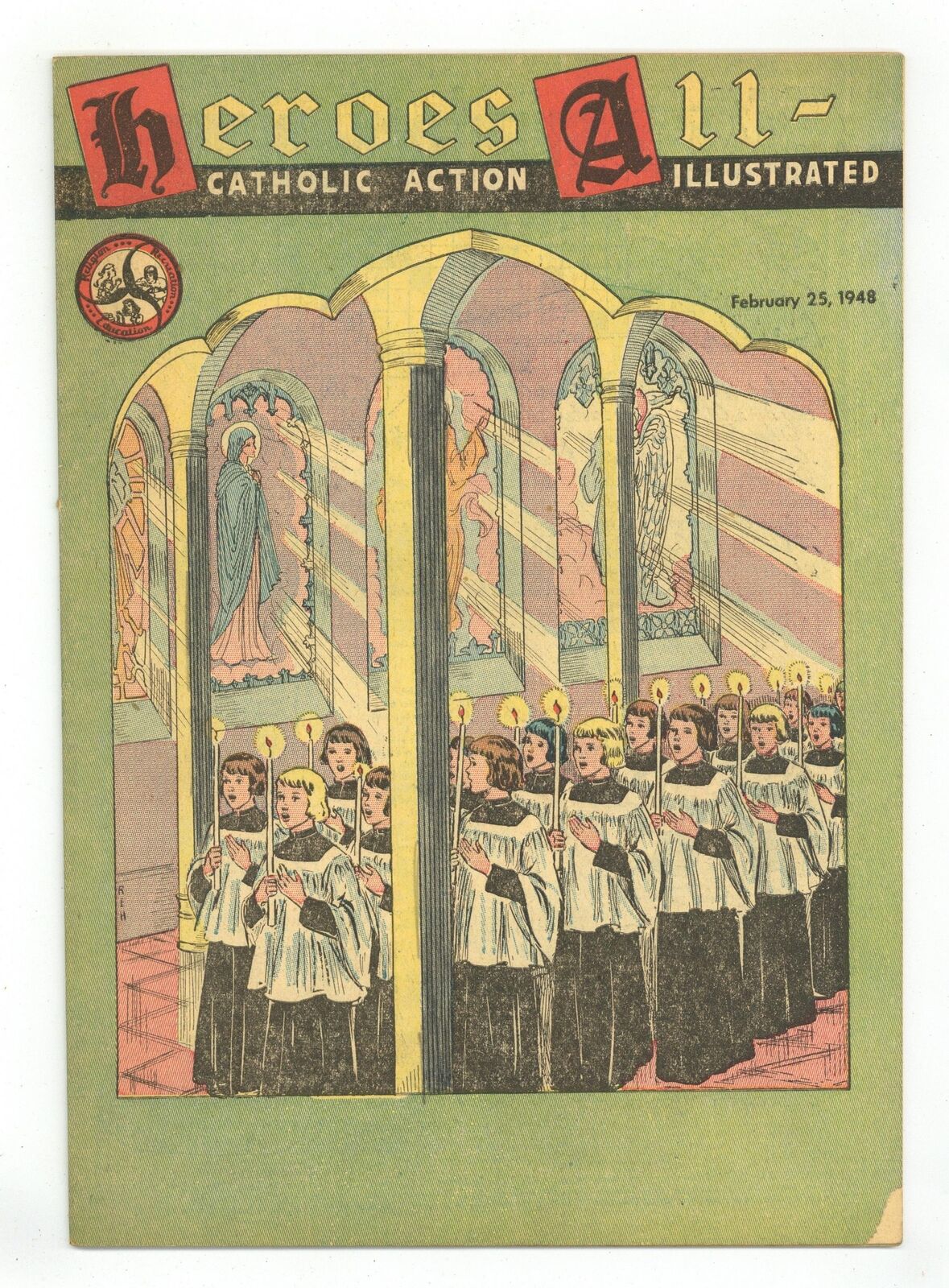 Heroes All - Catholic Action Illustrated Vol. 6 #4 VG 4.0 1948