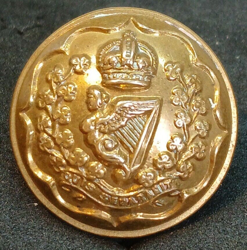 Scarce Connaught Rangers (1901-22) Officers 23mm Military Button By Pitt