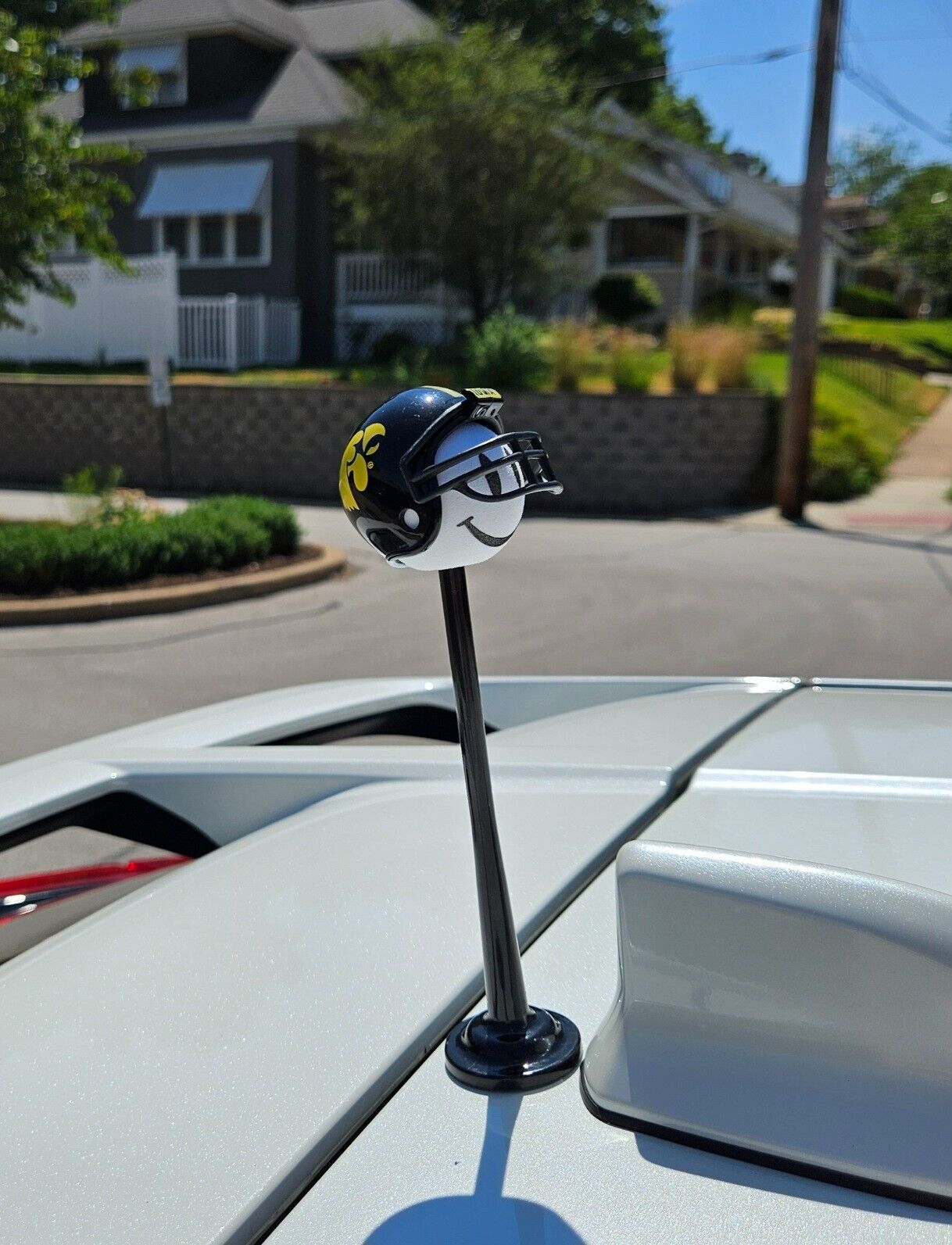 Iowa Hawkeyes Football Magnetic Stand Car/Truck Antenna Topper Auto Accessory