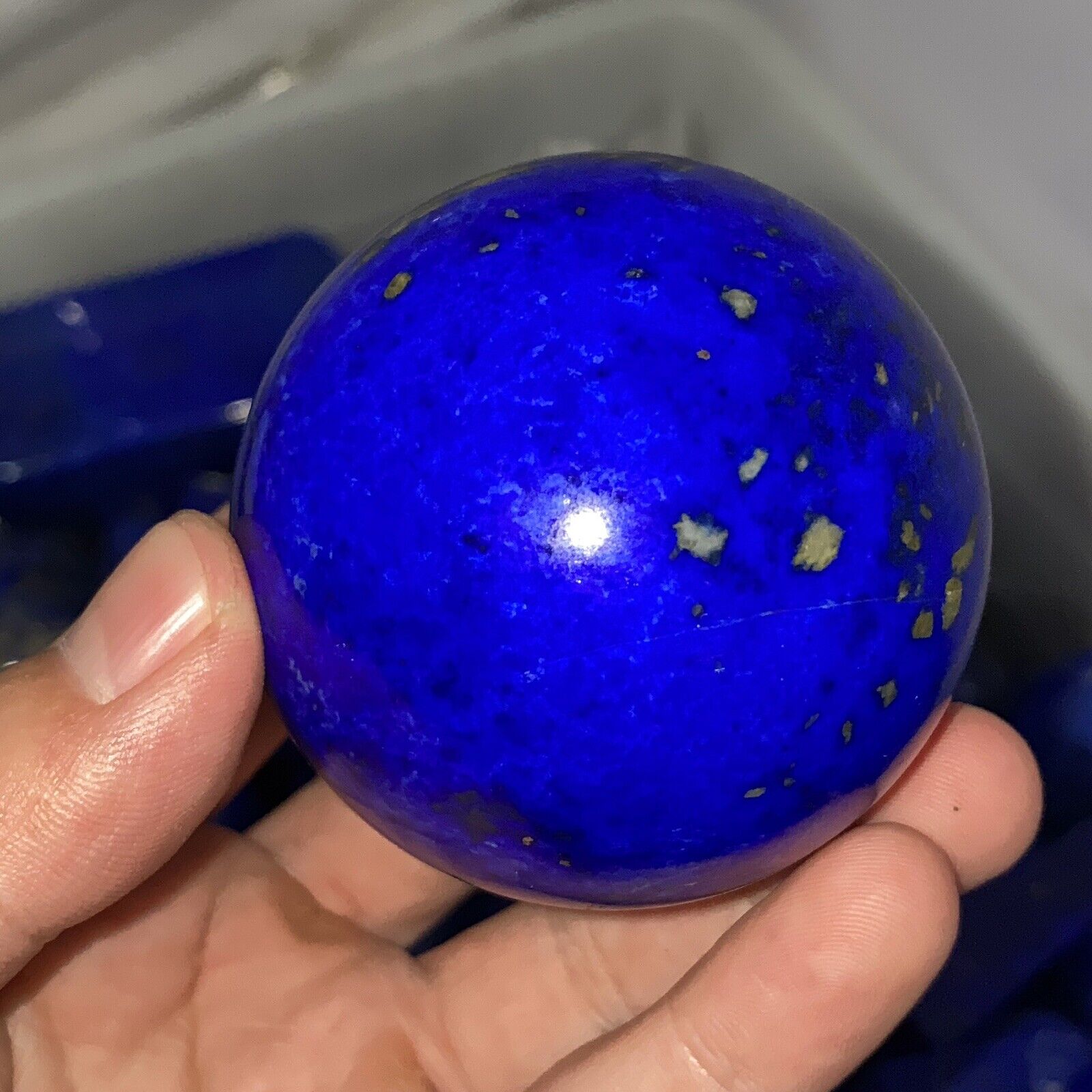 Lapis Lazuli Sphere - AAA Quality -Rare Gemstone Ball