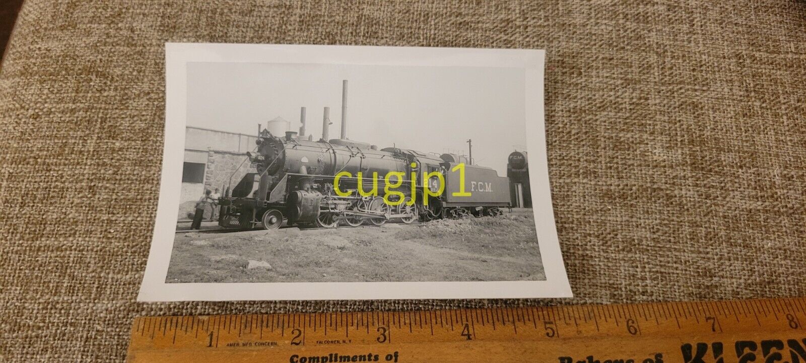 R276 Train Photograph Locomotive Engine MEXICAN RY FCM 214 2-8-0 GA-28 BLW