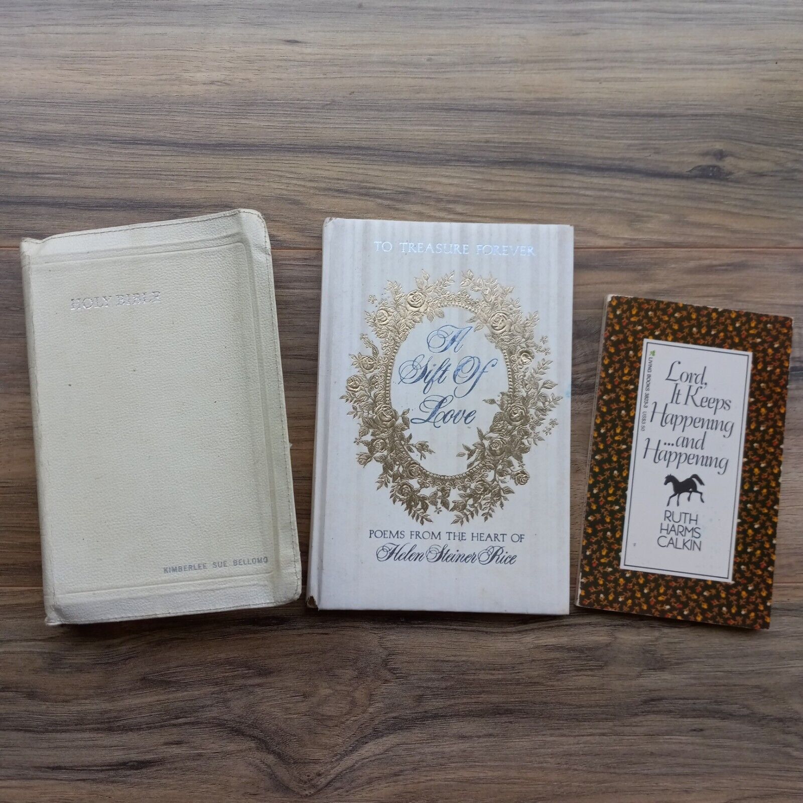 Holy Bible & Religious Love Poems Book Lot