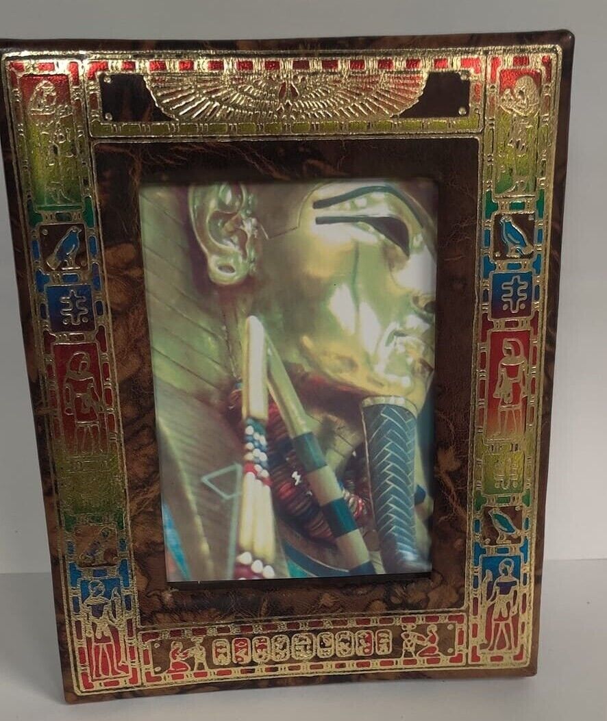 Unique Hand Made Egyptian Camel Leather Picture Frame MADE IN EGYPT